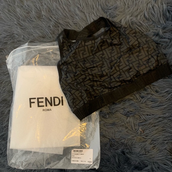 Fendi Rama embossed fitness top size 50/14 - Picture 6 of 8